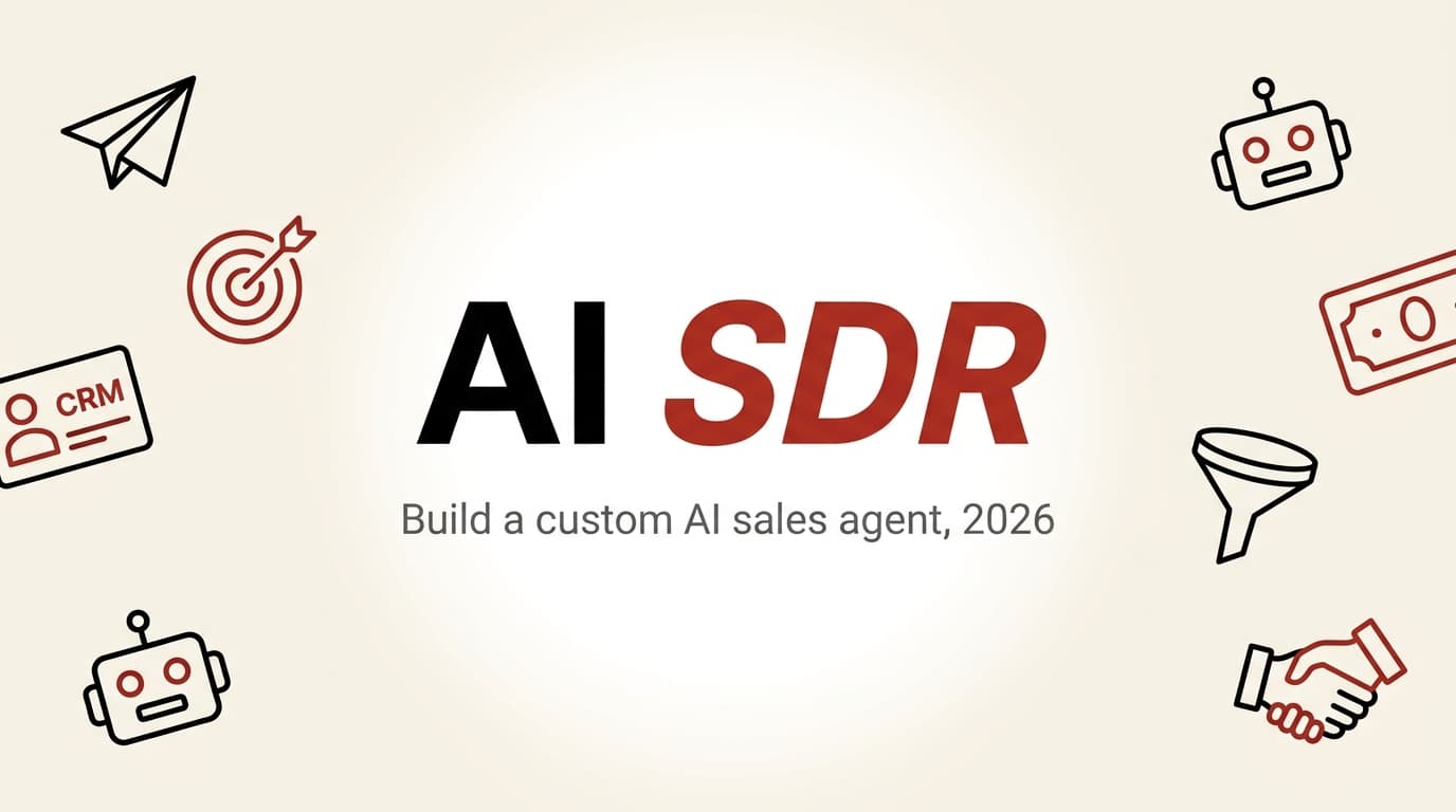 AI SDR Development: Build a Custom AI Sales Agent vs Buying a Tool (2026)