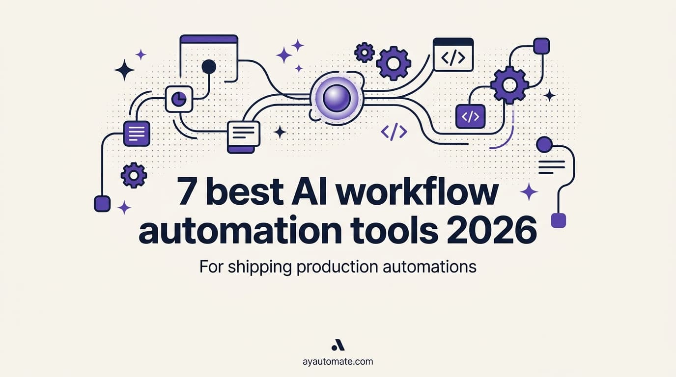 6 best AI workflow automation tools for shipping production automations in 2026