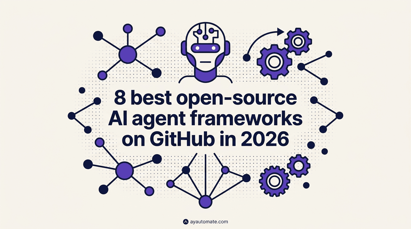 8 best open-source AI agent frameworks on GitHub in 2026
