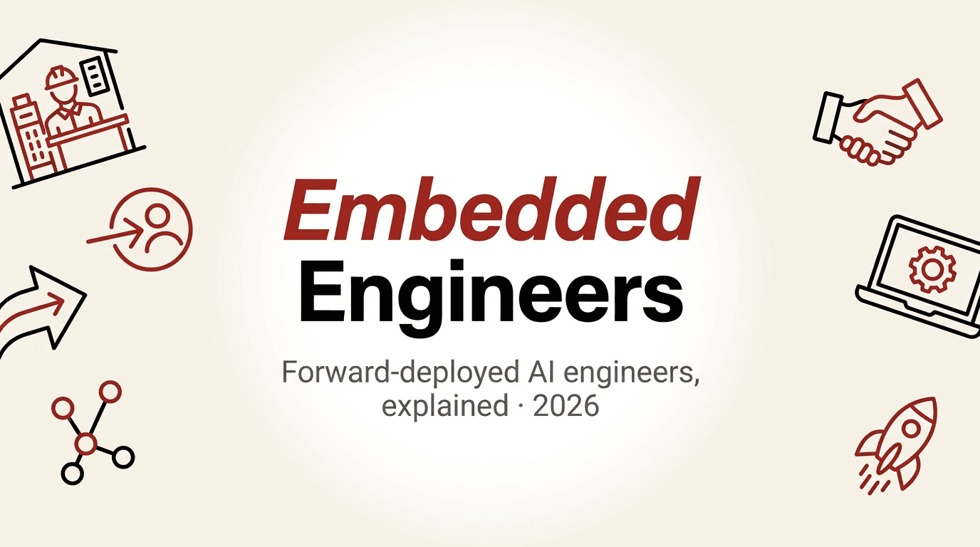 Forward Deployed Engineer: What It Is and When to Embed One (2026)